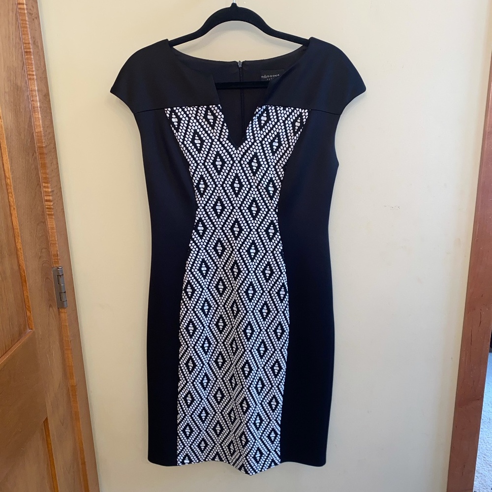 Connected apparel black dress